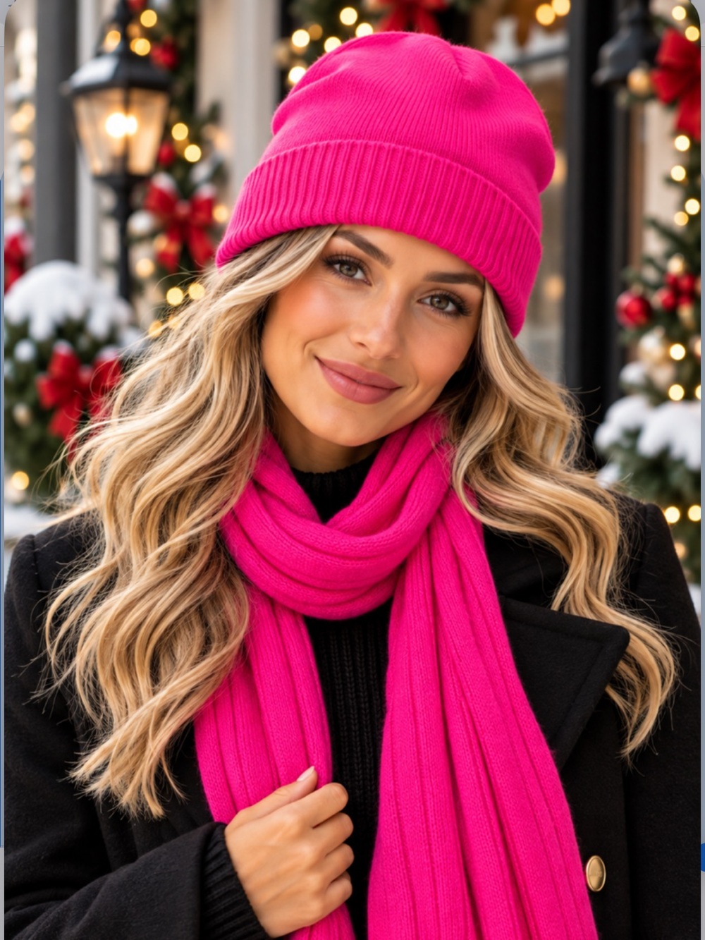 NWT Charter Club 100% Cashmere Scarf‎ & Beanie Hat Gifts Stocking Stuffer Soft